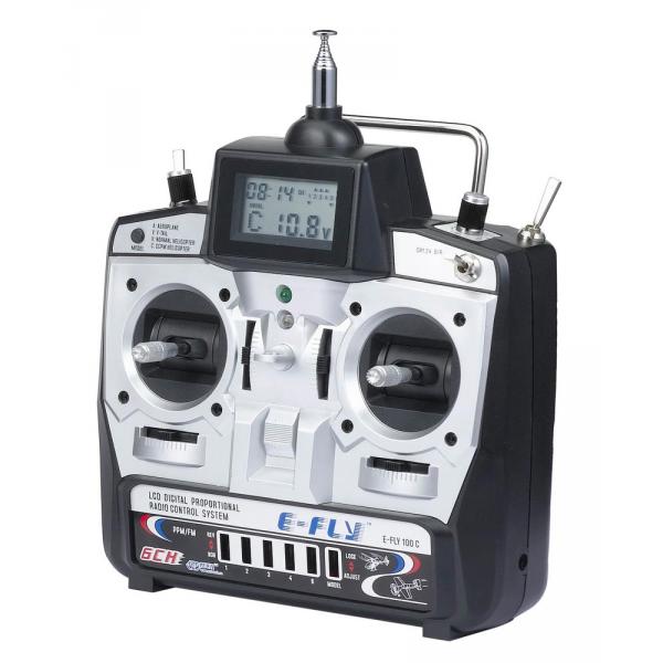 Radio Efly 100C 35Mhz - 3 servos - chargeur - ART-31022-35