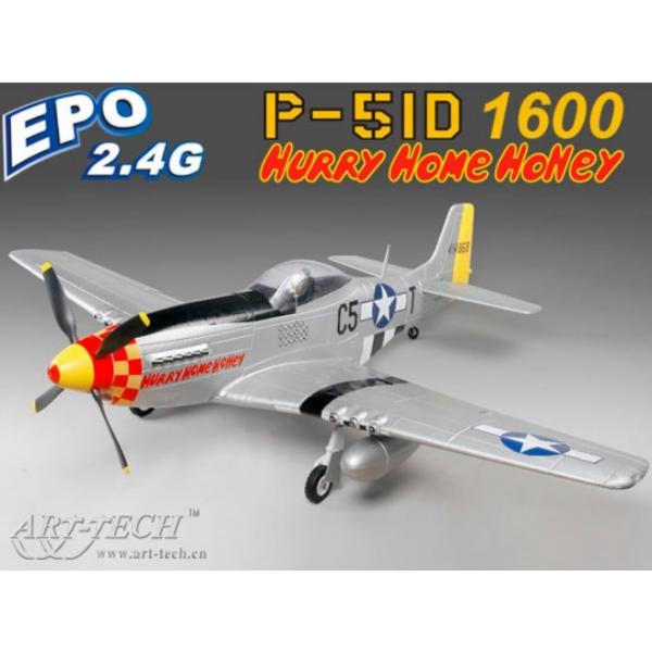P-51D XL 600 Hurry Home Honey PNP Art-Tech - ART-21522