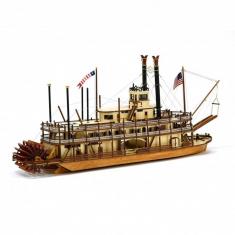 Wooden boat model: The King of Mississippi