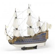 Maqueta de barco de madera: Buque de guerra Real del Sol