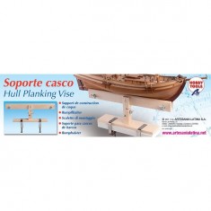 Accessoire pour maquette en bois : Support de construction de coque