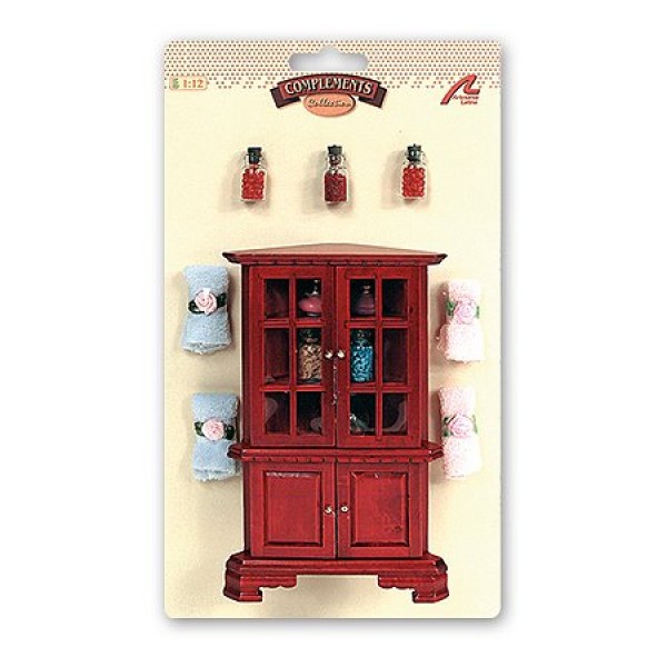 Accessoires pour maison de poupées : Mobilier et accessoires : Salle de bain - Artesania-98061
