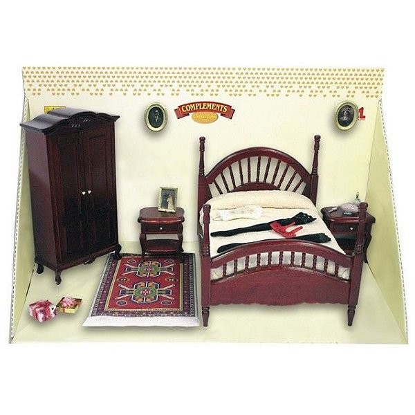 Accessoires pour maison de poupées : Mobilier pièce par pièce : Chambre - Artesania-98112