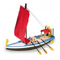 Maquette bateau en bois : Bateau égyptien de Cléopâtre