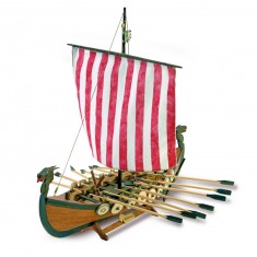 Wooden ship model: Viking longship