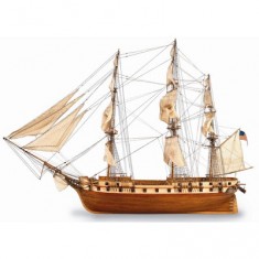 Schiffsmodell aus Holz: US Constellation