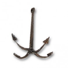 Accessoire pour maquette de bateau en bois : Ancre 4 branches 27 x 25 mm