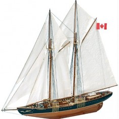 Wooden ship model: Bluenose II