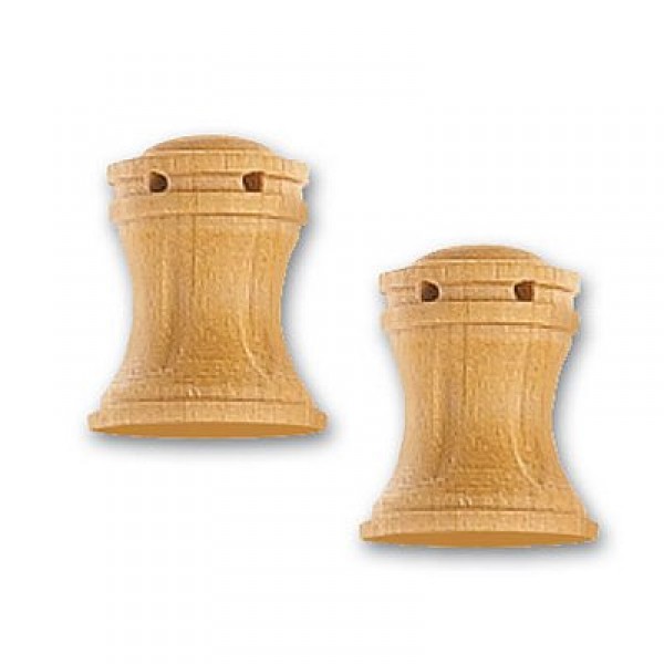 Accessoire pour maquette de bateau en bois : Cabestan en bois vertical 16 mm  - Artesania-8579