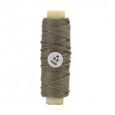 Accessory for wooden ship model: Beige cotton thread ø 0.50 mm: 20 meters