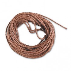 Fil de coton marron ø 1,5 mm par 5m - Accessoire pour maquette de bateau en bois