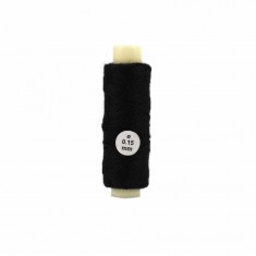 Accessory for wooden ship model: Black cotton thread ø 0.15 mm: 40 meters
