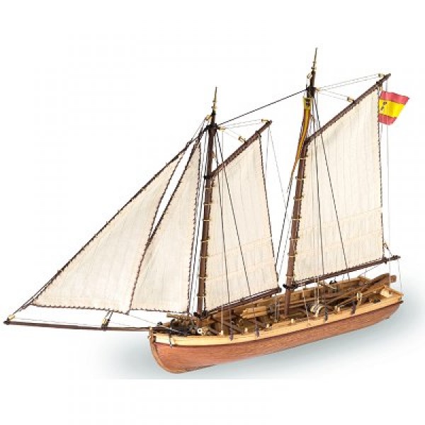 Maquette bateau en bois : Principe de Asturias : Canot du capitaine - Artesania-22150