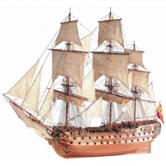Wooden model ship: San Juan Nepomuceno