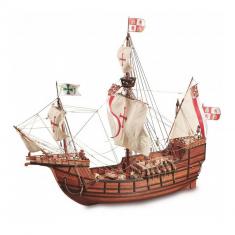 Schiffsmodell aus Holz: Santa Maria