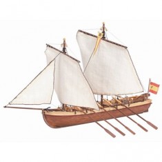 Maquette en bois - Santisima Trinidad Longboat
