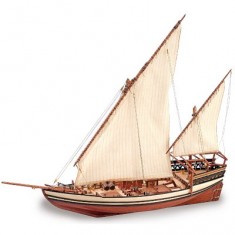 Schiffsmodell aus Holz: Sultan Dhow Arabe