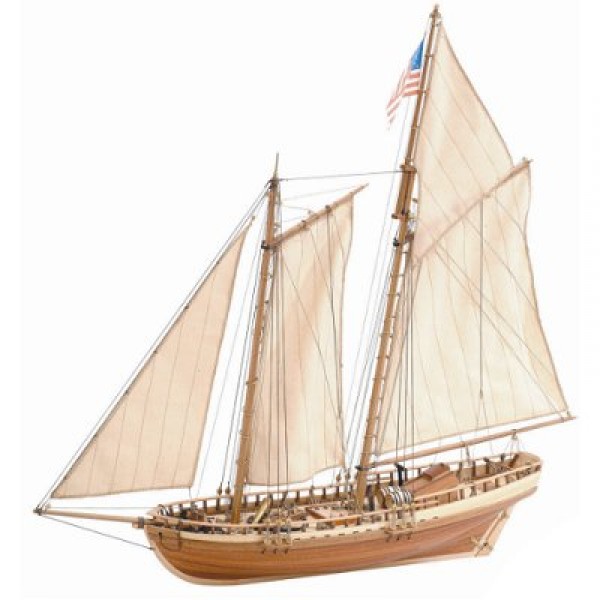 Maquette bateau en bois : Virginia American Schooner : Goélette américaine - Artesania-22135