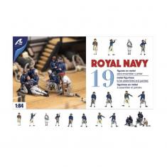 Nouveau Ensemble de 19 Figurines en Métal pour Navires: Marins (1700-1815)