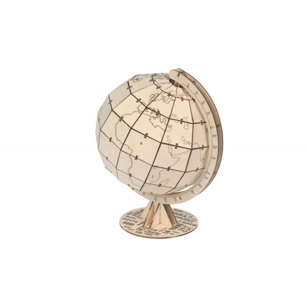 Maquette en bois Art & Wood : Globe terrestre - Artesania-30213