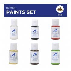 Set van 6 bootmodelverven - Dutch Botter Fishing