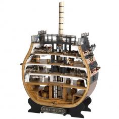 Modellschiff aus Holz: Neuer Abschnitt HMS Victory