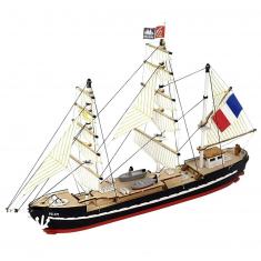 Wooden ship model : Easy kit : Belem, training ship