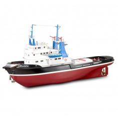 Wooden model boat: tug Atlantic