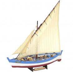 Wooden model boat: La Provençale fishing boat