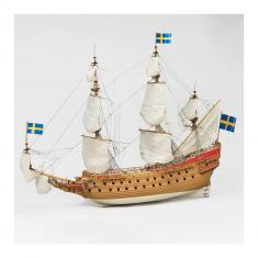 Modellschiff aus Holz: Vasa-Kriegsschiff