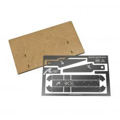 Caja de microingletes con sierras de precisión