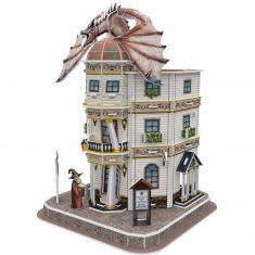 74-teiliges 3D-Puzzle: Harry Potter: Gringotts Bank