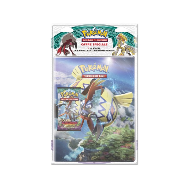Pokémon - Pack Cahier et Booster : Soleil et Lune - Gardiens Ascendants - Asmodee-POB09SL02