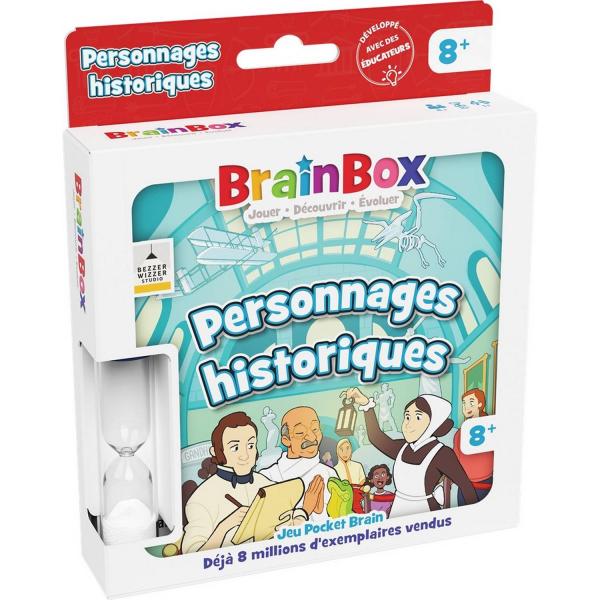 BrainBox Pocket : Personnages Historiques - Asmodee-BZZBRPOPER01FR