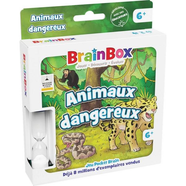 BrainBox Pocket : Animaux Dangereux - Asmodee-BZZBRPOADA01FR