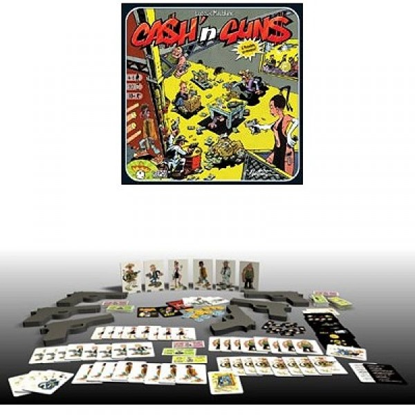 Cash'n Guns - Ca$h'n Gun$ - Asmodee-CGFR01-CGMU02