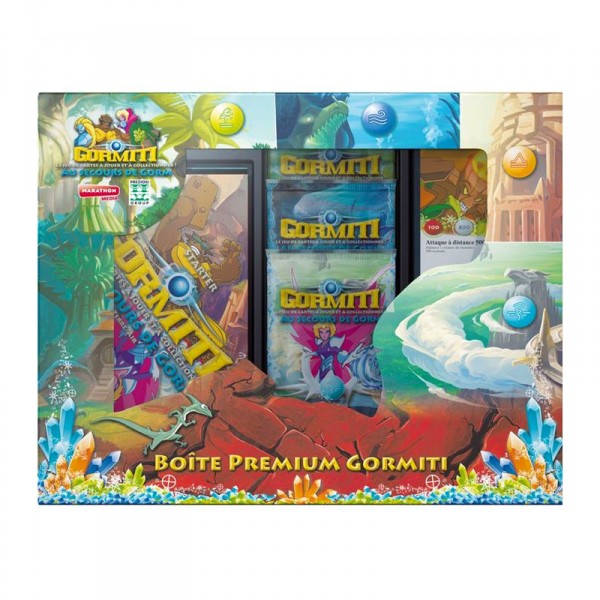Jeu de cartes à collectionner : Boîte Premium Gormiti - Asmodee-GORCOG01