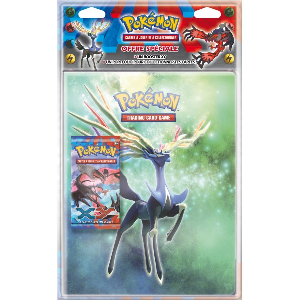 Pokémon : Pack cahier range-cartes + Booster Pokémon Yveltal - Asmodee-POBO9XY01-4