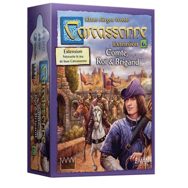 Extension Carcassonne : Comte, roi et brigand - Asmodee-CARC08N