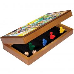 Jeu de l'oie pliable en bois