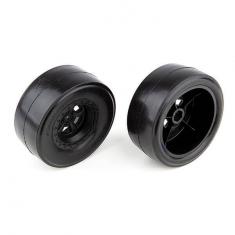 Team Associated DR10 Rear Wheels With Drag Slick Tyres