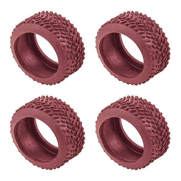 Team Associated Nano Sport Pin Tyres Rouge (4) - AS21606