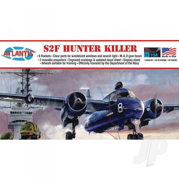 1-54e US Navy S2F Hunter Killer - Atlantis Models - AMCA145