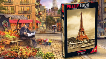 Puzzle 1000 pièces - Les Quais de Seine - Buy your Board games in family &  between friends - Playin by Magic Bazar