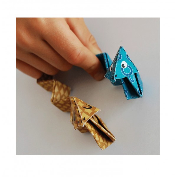 Pochette créative : 1er Origami Animaux - Sycomore-CRE44012