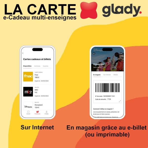 E-Cadeau : la carte multi-enseignes GLADY - e-Cadeau-120