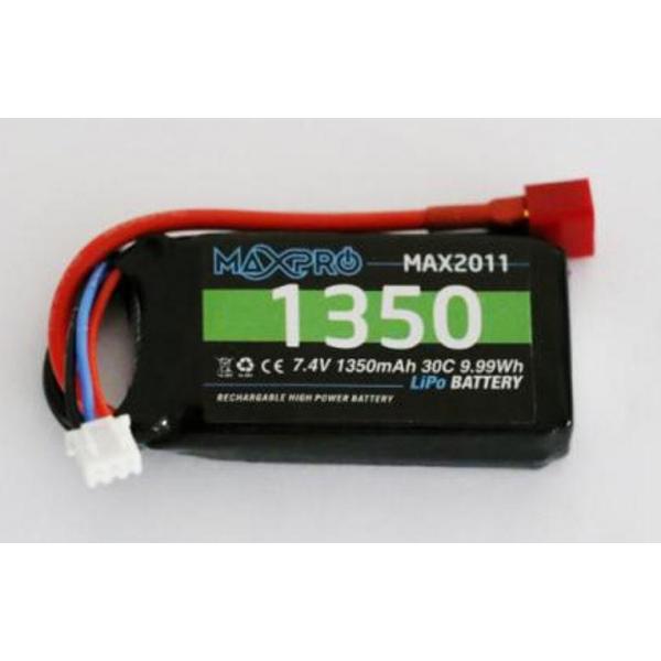 Batterie / Accu LIPO 7.4V 1350MAH 30C DEAN - 100031MAX2011