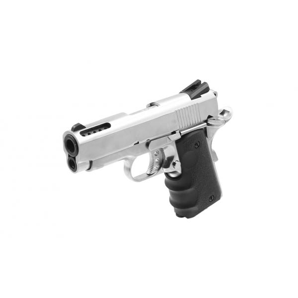 Réplique pistolet 1911 Mini silver gaz GBB - AW CUSTOM - PG42467
