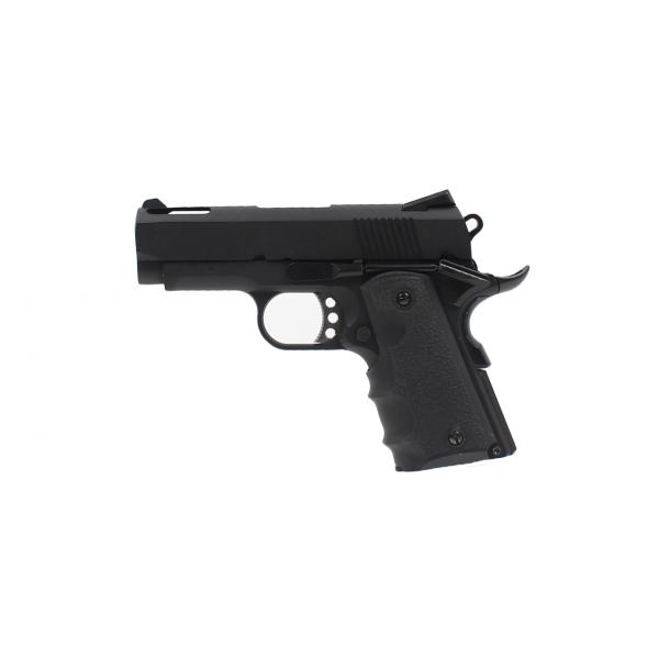 Réplique pistolet 1911 Mini noir gaz GBB - AW CUSTOM - PG42468
