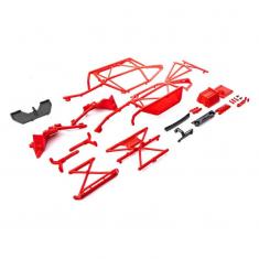 Axial - Cage Set, Complete, Red - Capra 4WS UTB